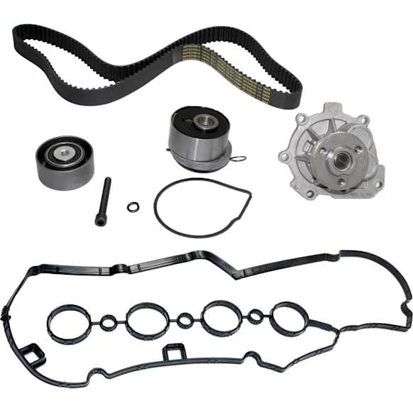 2015 Chevrolet Sonic - 2-Piece Kit Timing Belt Kit, GAS, Interference engine application, Water Pump Included, 1.8L 4Cyl,  Includes (1) Timing Belt Kit and (1) Valve Cover Gasket