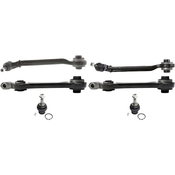 6-Piece Kit Front, Driver and Passenger Side, Lower, Forward and Rearward Control Arm Kit, Includes (2) Ball Joint and (4) Control Arm