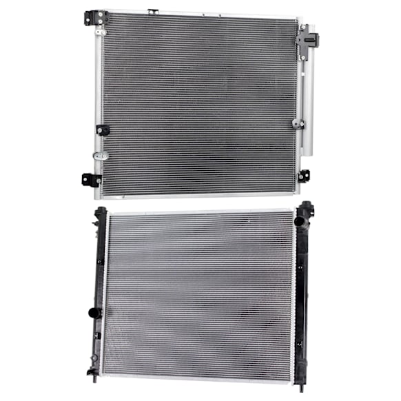 2004 Cadillac SRX - 2-Piece Kit A/C Condenser, 4.6L 8Cyl,  Includes (1) A/C Condenser and (1) Radiator