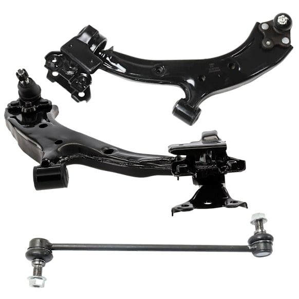 2011 Honda CR-V - 3-Piece Kit Control Arm, 4WD,  Includes (2) Control Arm and (1) Sway Bar Link