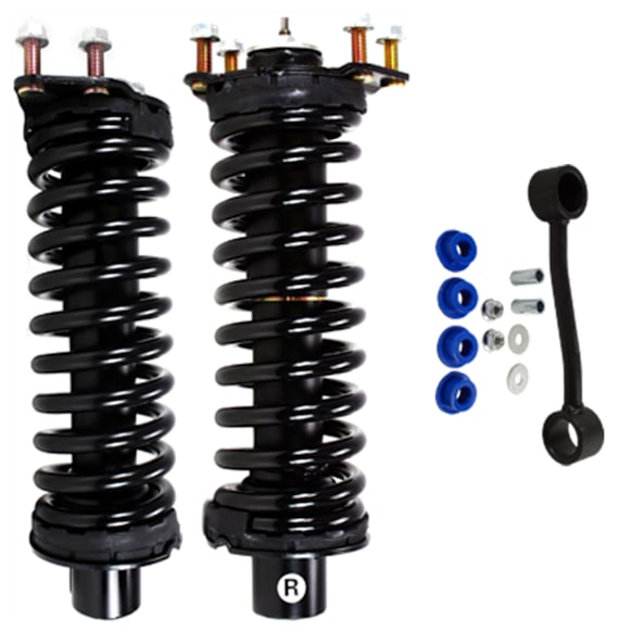 2009 Dodge Nitro - 3-Piece Kit Fully Loaded Strut,  Includes (2) Loaded Strut and (1) Sway Bar Link