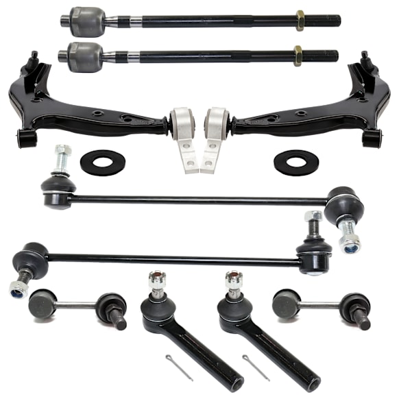 2005 Nissan Quest - 10-Piece Kit Suspension Kit,  Includes (2) Control Arm, (4) Sway Bar Link, and (4) Tie Rod End