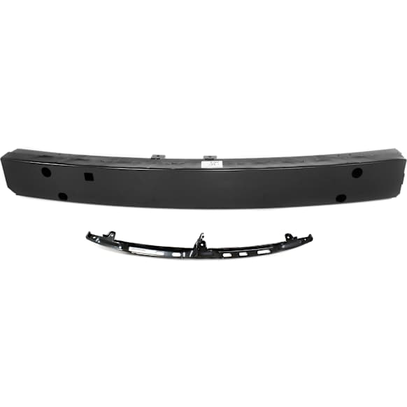 2-Piece Kit Front Bumper Reinforcement, For Models With Plastic Bumper, Steel, Includes (1) Bumper Reinforcement and (1) Bumper Retainer
