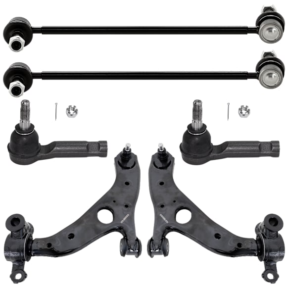 2016 Mazda CX-5 - 6-Piece Kit Suspension Kit,  Includes (2) Control Arm, (2) Sway Bar Link, and (2) Tie Rod End