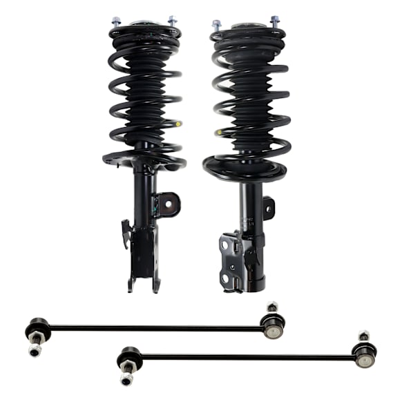 2011 Toyota Prius - 4-Piece Kit Fully Loaded Strut,  Includes (2) Loaded Strut and (2) Sway Bar Link
