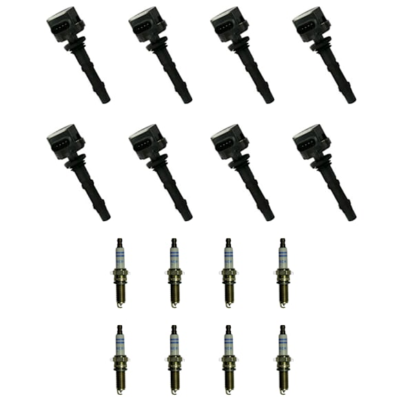 2007 Mercedes Benz ML350 - 16-Piece Kit Ignition Coil, with Boot(s), 16-Piece Kit, 3.5L 6Cyl,  Includes (8) Ignition Coil, (8) Spark Plug
