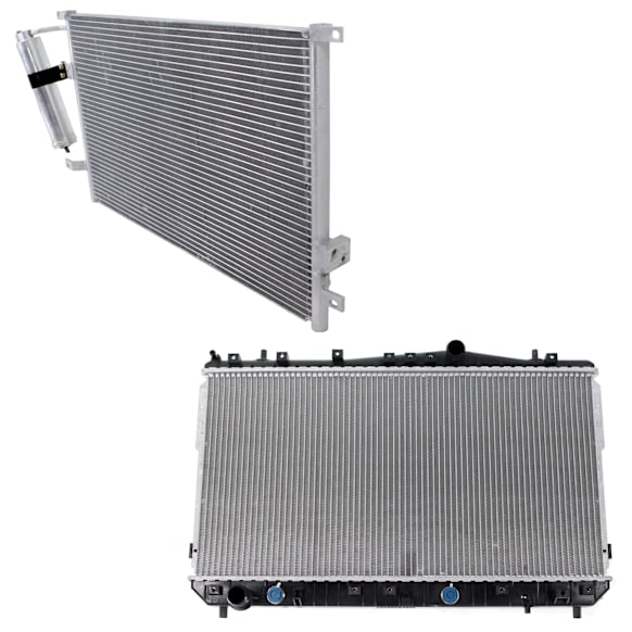 2006 Suzuki Forenza - 2-Piece Kit A/C Condenser, 2.0L 4Cyl,  Includes (1) A/C Condenser and (1) Radiator