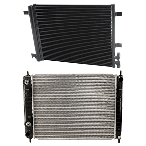 2008 Chevrolet HHR - 2-Piece Kit A/C Condenser, 2.4L 4Cyl,  Includes (1) A/C Condenser and (1) Radiator