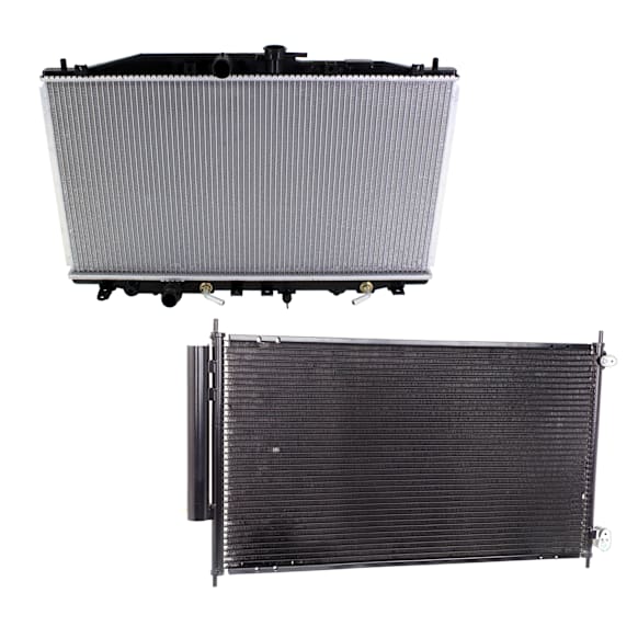 2007 Acura TSX Base - 2-Piece Kit Radiator, Manual Transaxle, 2.4L 4Cyl,  Includes (1) A/C Condenser and (1) Radiator