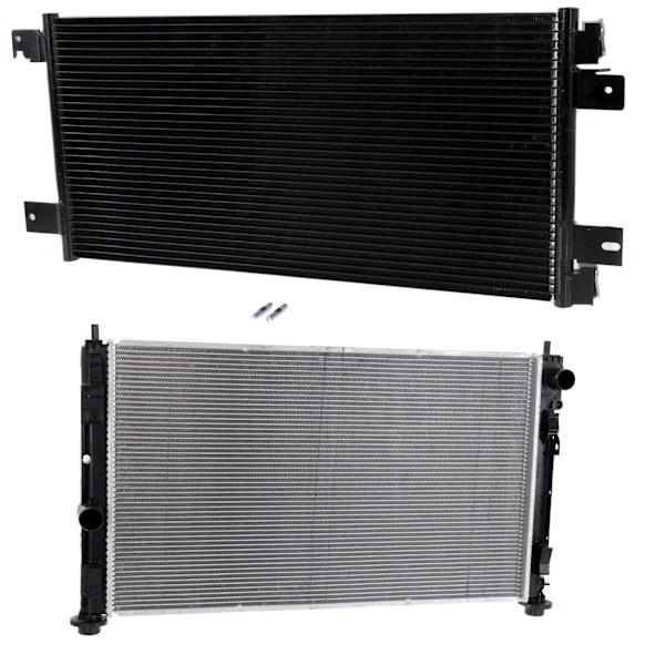 2010 Jeep Compass - 2-Piece Kit Radiator, 2.0L 4Cyl,  Includes (1) A/C Condenser and (1) Radiator