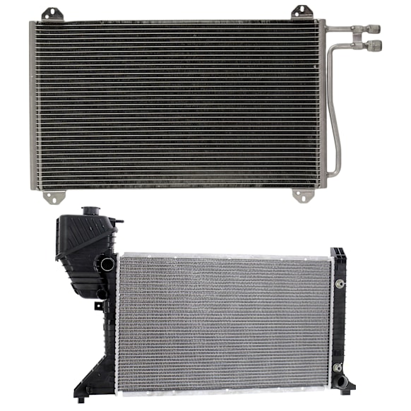 2005 Freightliner Sprinter 3500 - 2-Piece Kit Radiator, For Models With Standard Duty Cooling, 2.7L 5Cyl,  Includes (1) A/C Condenser and (1) Radiator