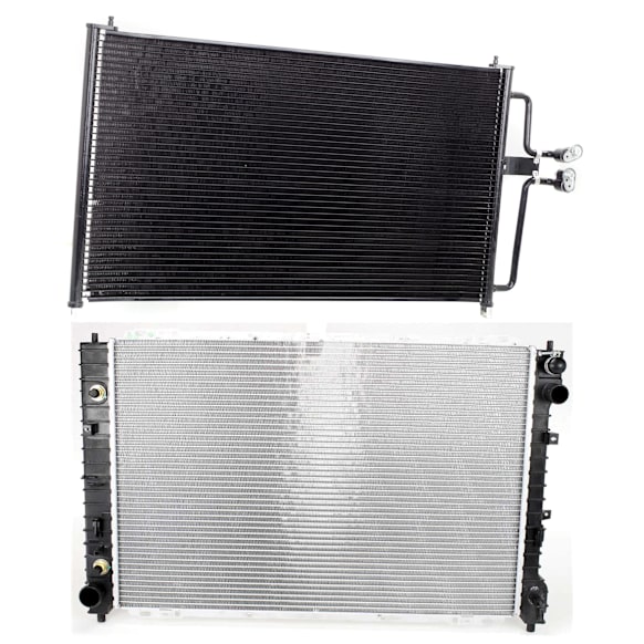 2006 Ford Escape - 2-Piece Kit Radiator, 3.0L 6Cyl,  Includes (1) A/C Condenser and (1) Radiator
