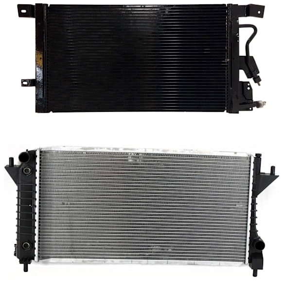 2006 Ford Taurus - 2-Piece Kit Radiator, 3.0L 6Cyl,  Includes (1) A/C Condenser and (1) Radiator
