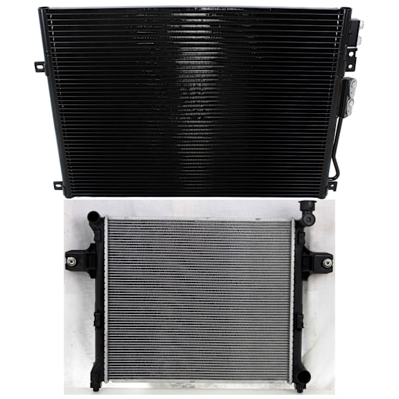 2007 Jeep Commander Limited - 2-Piece Kit Radiator, 4.7L 8Cyl,  Includes (1) A/C Condenser and (1) Radiator