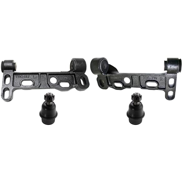 4-Piece Kit Front, Driver and Passenger Side, Lower Control Arm Kit, Includes (2) Ball Joint and (2) Control Arm Bracket