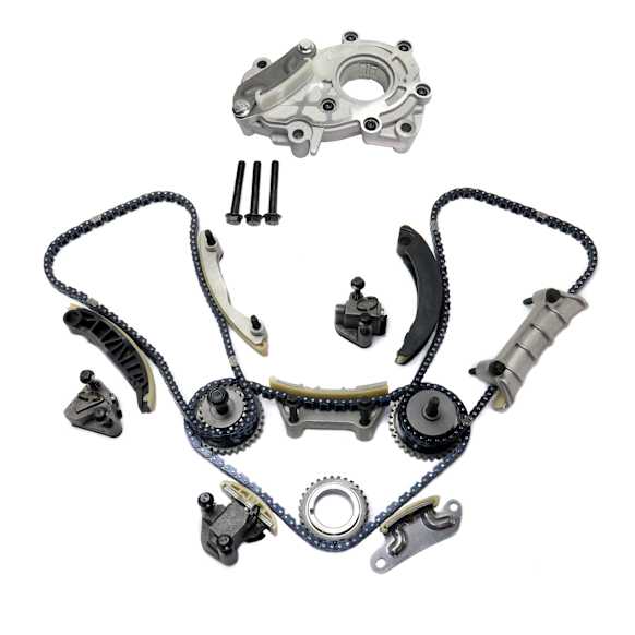 2007 Pontiac G6 - 2-Piece Kit Timing Chain Kit, DOHC, Without VVT Sprocket, enginedesignationname : LY7, enginevinname : 7, valvesperengine :24, 3.6L 6Cyl,  Includes (1) Oil Pump and (1) Timing Chain Kit