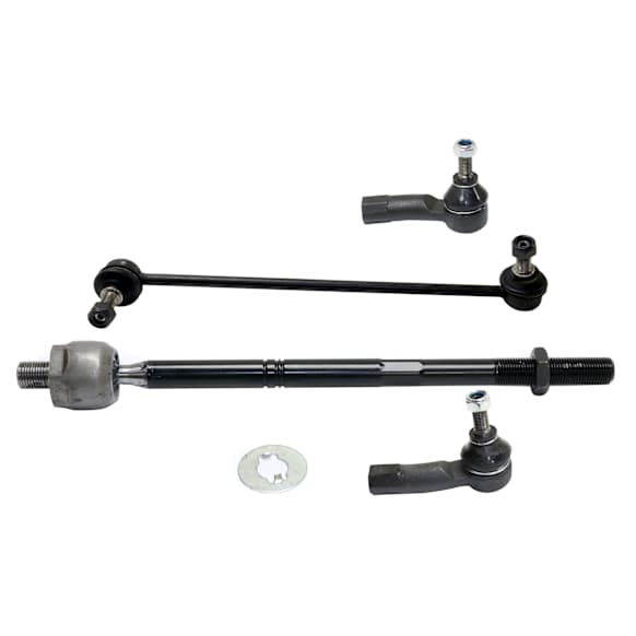 6-Piece Kit Front, Driver and Passenger Side Suspension Includes Sway Bar Links and Tie Rod Ends