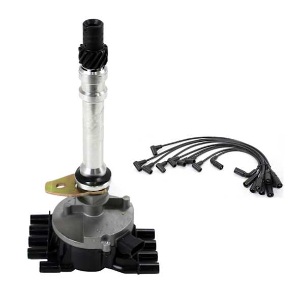 2-Piece Kit Distributor Kit with Spark Plug Wire, 8Cyl., 5.0/5.7L Engines, Includes (1) Distributor and (1) Spark Plug Wire