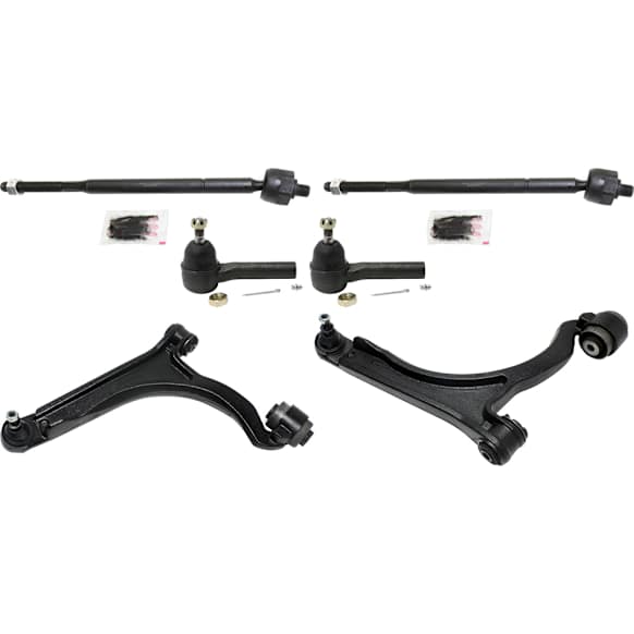 2008 Chrysler Pacifica - 6-Piece Kit Front, Driver and Passenger Side, Lower Control Arm Kit, All Wheel Drive,  Includes (2) Control Arm and (4) Tie Rod End