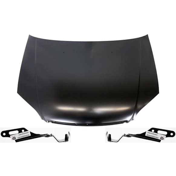 2001 Honda Civic - 3-Piece Kit Factory Style Hood, Steel, Primed,  Includes (1) Hood and (2) Hood Hinge