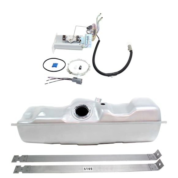 1995 Ford F-150 - 4-Piece Kit Fuel Tank, Side Mount, 16 gallons / 61 liters, BI-FUEL,  Includes (1) Fuel Pump, (1) Fuel Tank, and (1) Fuel Tank Strap