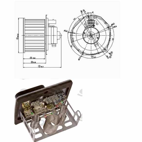 2005 GMC Jimmy - 2-Piece Kit Blower Motor,  Resistor