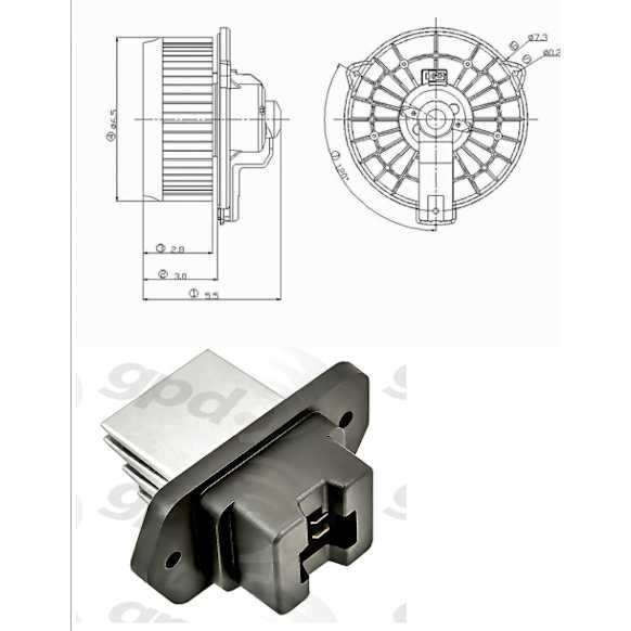 2006 Acura TL - 2-Piece Kit Blower Motor