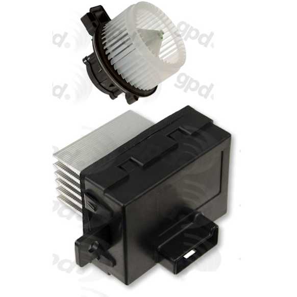 2007 Mercury Milan - 2-Piece Kit Blower Motor, For Pigtail Use 1712774, With Automatic A.C.