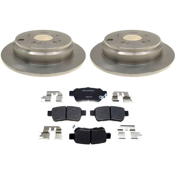 2008 Honda Odyssey - 2-Wheel Set Brake Disc and Pad Kit, 312.67 mm, 3.5L 6Cyl, R-Line Series  Includes (2) Disc and (1) Pad Set