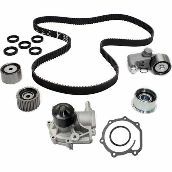 2004 Subaru Outback Limited - 2-Piece Kit Timing Belt Kit, With 1 Hose Connections, Water Pump Included, 2.5L 4Cyl,  Includes (1) Timing Belt Kit and (1) Water Pump