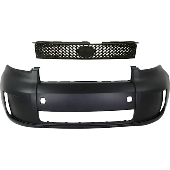 2008 Scion xB - 2-Piece Kit Front Primed Bumper Cover,  Includes (1) Bumper Cover and (1) Grille
