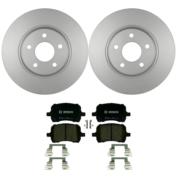 2007 Saturn Aura - 2-Wheel Set Front Brake Disc and Pad Kit, 296 mm, 3.6L 6Cyl, Includes (2) Disc and (1) Pad Set