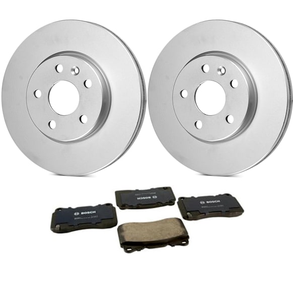 2009 Honda Pilot - 2-Wheel Set Front Brake Disc and Pad Kit, 329.8 mm, 3.5L 6Cyl,  Includes (2) Disc and (1) Pad Set