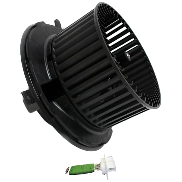 2009 Volkswagen Passat - 2-Piece Kit Blower Motor, For Models With Climate Control,  Includes (1) Blower Motor and (1) Blower Motor Resistor