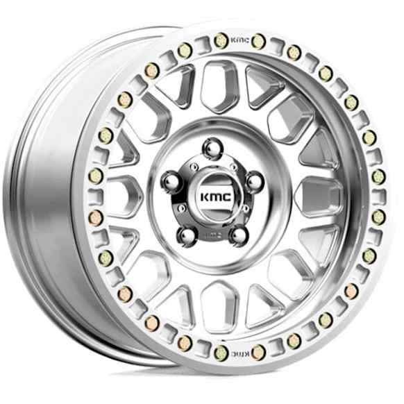 KM23478560500 Aluminum Machined Wheel, 17 in. X 8.5 in., 6 x 5.5 Bolt Pattern
