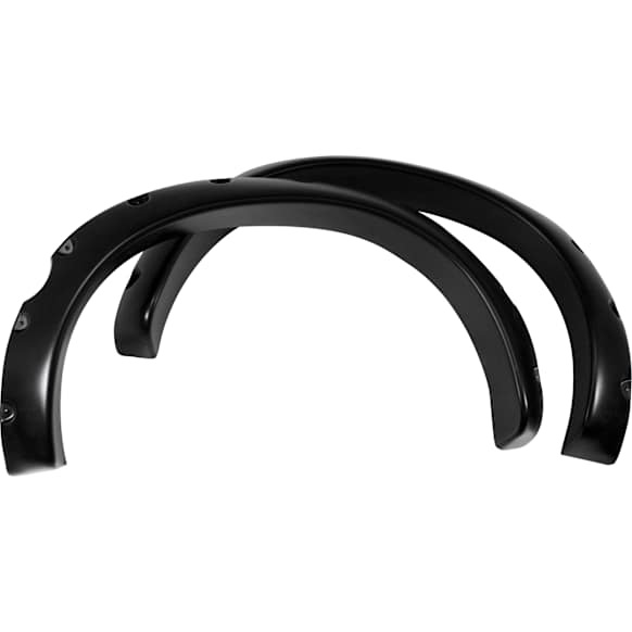 2006 Ford F-250 Super Duty - Rear, Driver and Passenger Side, Fender Flares, 82.4 in. Bed, Styleside, Except Dually Models, With Screw Pocket, Tire Coverage 4.5 in., Black, Cut-Out Series