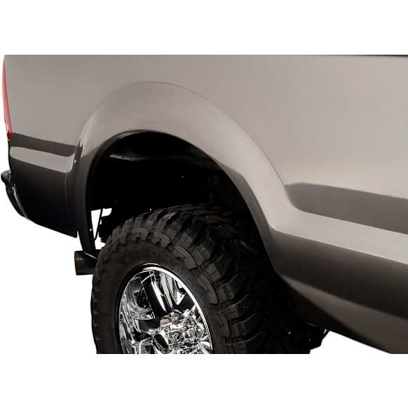 20076-02 Rear, Driver and Passenger Side Fender Flares, Black Extend-A-Fender Series