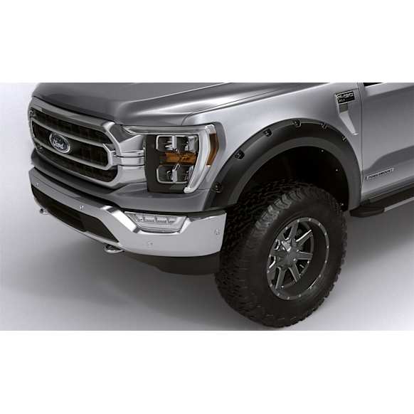 2014 Ford F-150 - Front and Rear, Driver and Passenger Side, Fender Flares, Fleetside, Black, Forge Series