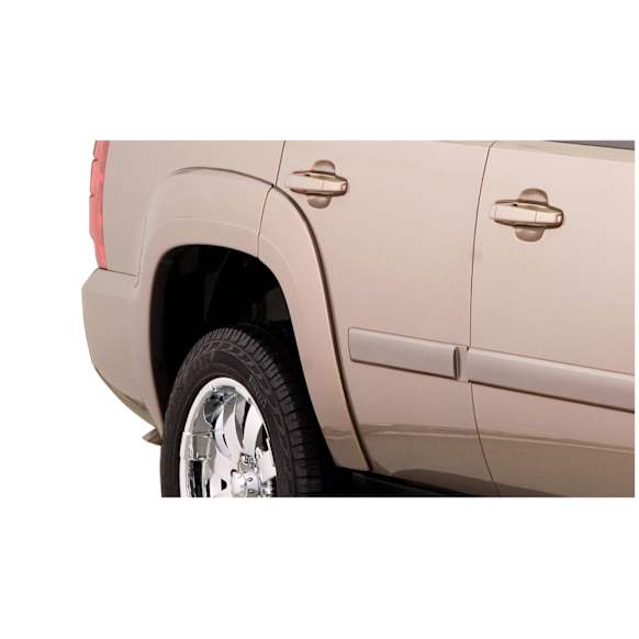 2013 Chevrolet Tahoe - Rear, Driver and Passenger Side, Fender Flares, Tire Coverage 0.50 in., Black, OE Style Series