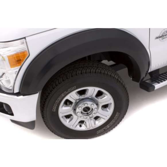 2001 Dodge Ram 2500 - Rear, Driver and Passenger Side, Fender Flares, Fleetside, Textured Black, Elite EX-ExtraWide Series