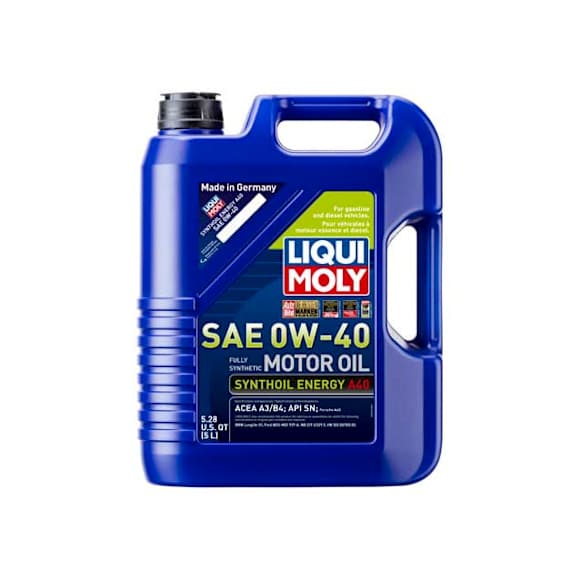 2006 Maybach 57 - Synthetic Motor Oil, 11.1 Quart (qt) capacity, 5 Liters, Sold Individually, Synthoil Energy A40 0W40 Euro Series