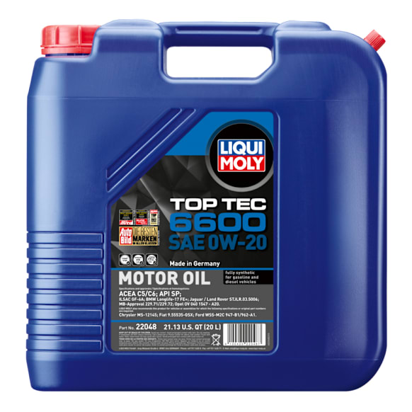 2016 Scion tC - Full Synthetic Motor Oil, Application Temperature: Year-Round, Sold Individually, Top Tec 6600 Series