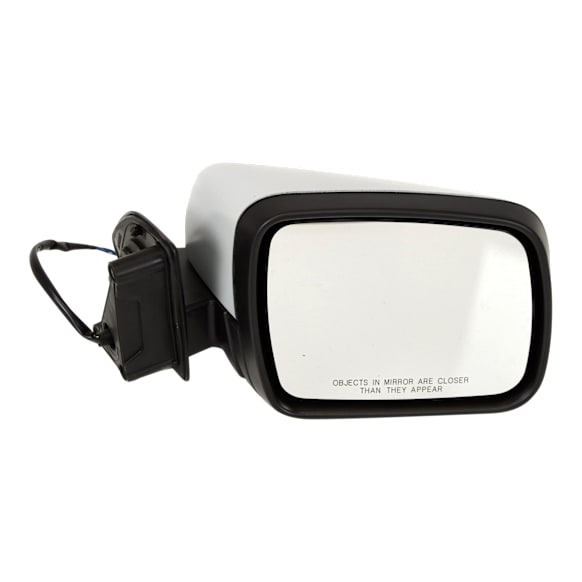 Passenger Side Mirror, Power, Manual Folding, Heated, Paintable, No Signal Light, No Memory, No Puddle Light, No Auto-Dimming, No Blind Spot Feature