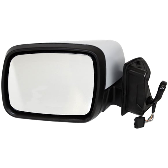 Driver Side Mirror, Power, Manual Folding, Heated, Paintable, No Signal Light, With memory, No Puddle Light, No Auto-Dimming, No Blind Spot Feature