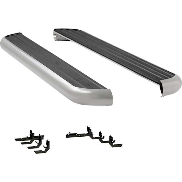 2014 Ram 1500 - 6 1/2 in. MegaStep Series Running Boards, Polished, Non-Powered, Aluminum, Set of 2