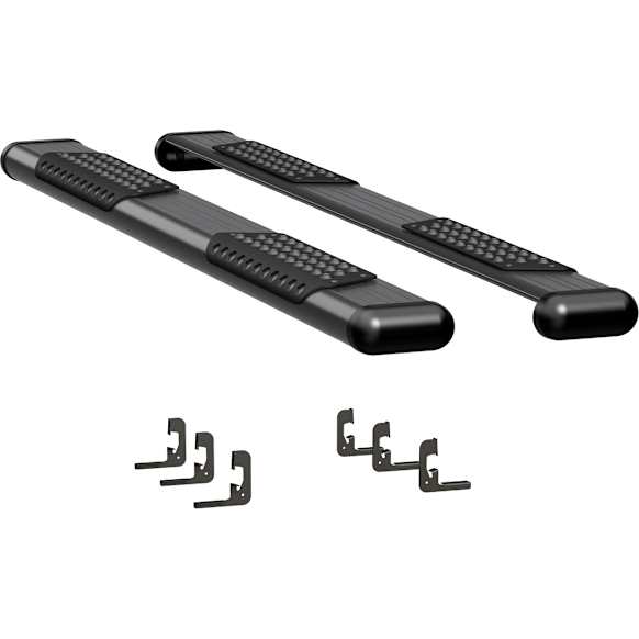 2008 Chevrolet Silverado 1500 - O-Mega II 6 in. Series Running Boards, Powdercoated Textured Black, Non-Powered, Aluminum, Set of 2