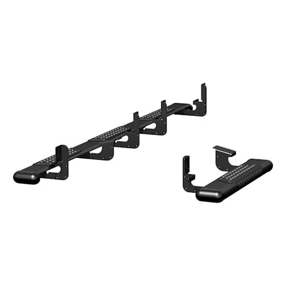 2014 Ram ProMaster 3500 - Side Steps - Powdercoated Textured Black, Aluminum, Direct Fit, Set of 2