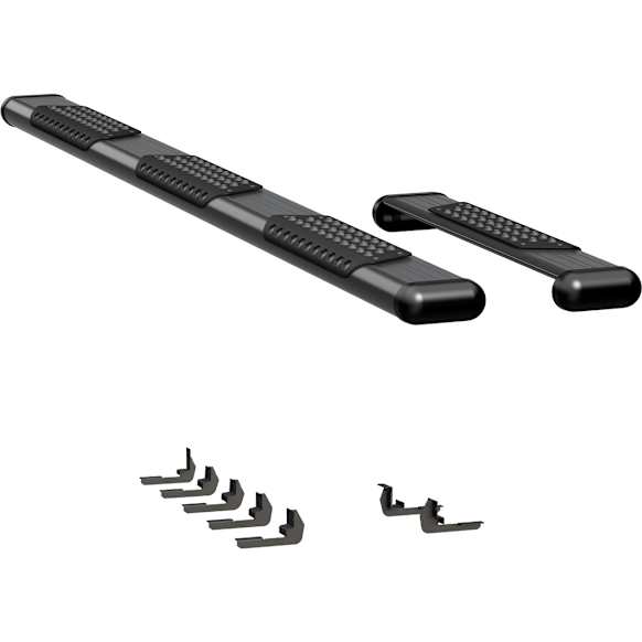 2021 Ford Transit-350 - O-Mega II 6 in. Series Running Boards, Powdercoated Textured Black, Non-Powered, Aluminum, Set of 2