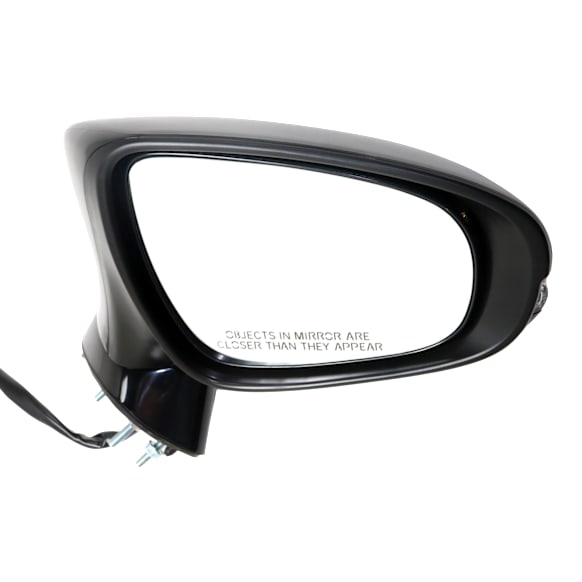 2015 Lexus CT200h - Passenger Side Mirror, For Models With F Sport Package, Power Adjust, Heated, Paintable, Manual Folding, In-housing Signal Light, No Blind Spot Feature, With Memory, With Puddle Light, No Auto-Dimming