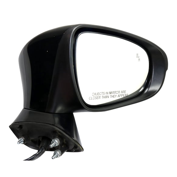 Passenger Side Mirror, Power, Manual Folding, Heated, Paintable, In-housing Signal Light, With memory, With Puddle Light, No Auto-Dimming, With Blind Spot Detection in Glass